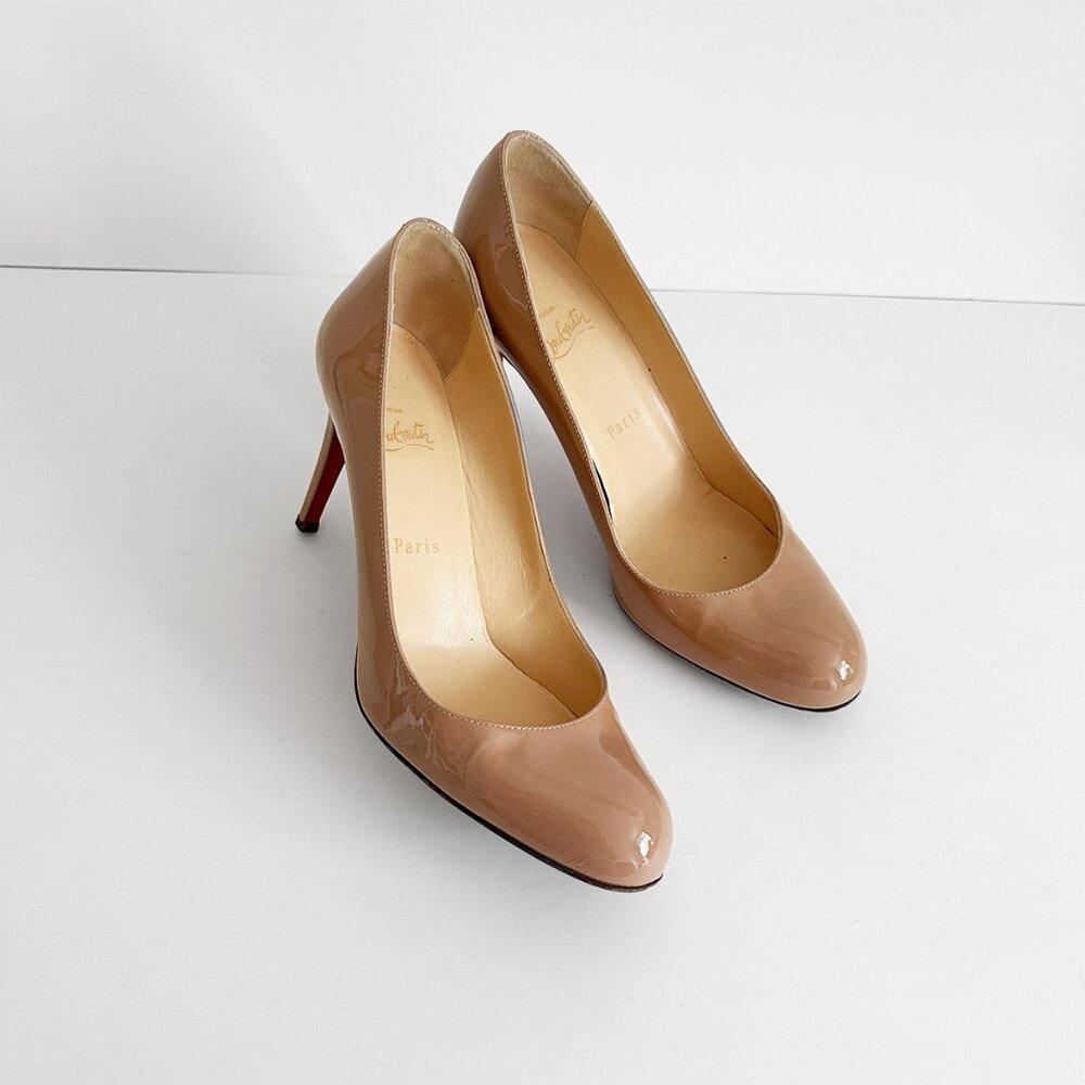 Christian Louboutin - Authentic Patent Leather Pumps